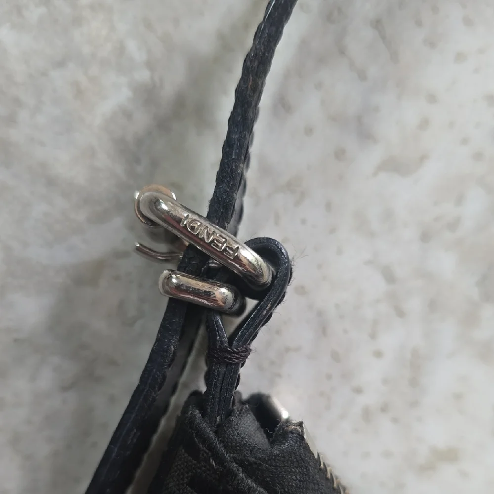 Fendi Black Monogram Shoulder Bag - Picture 4 of 10